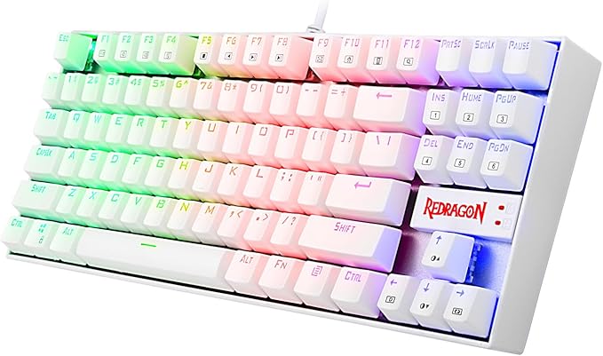 Redragon K552 Mechanical Gaming Keyboard - White