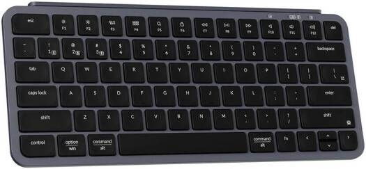Keychron B1 Pro Ultra-Slim Wireless Keyboard, English - Arabic Layout - Space Gray B1P-K1-AR