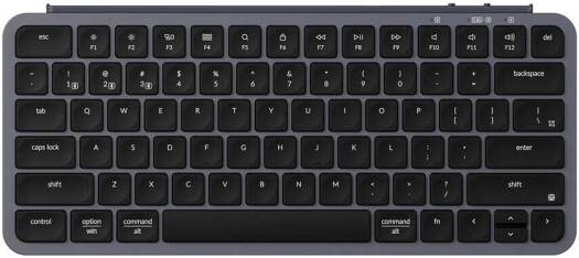 Keychron B1 Pro Ultra-Slim Wireless Keyboard, English - Arabic Layout - Space Gray B1P-K1-AR