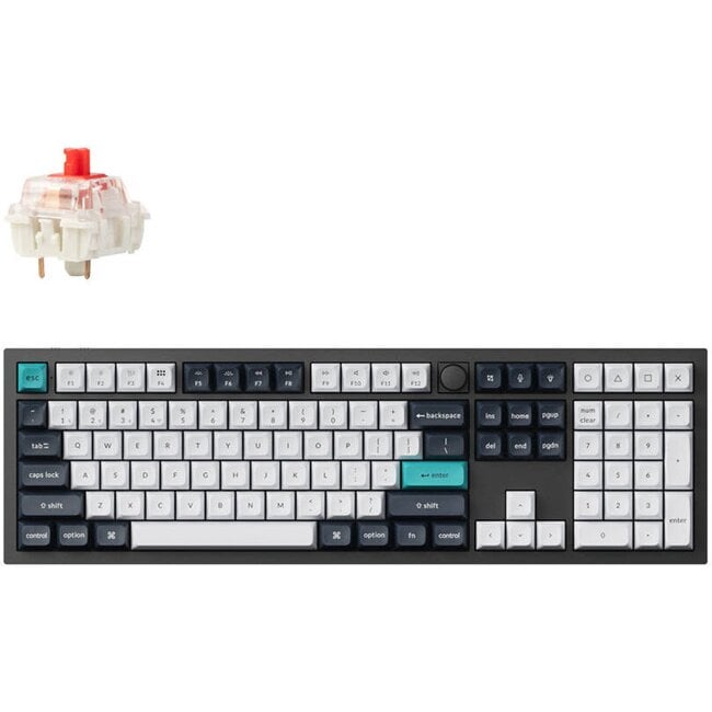 Keychron Q6 Max QMK/VIA Wireless Custom 100% Mechanical Keyboard - Black Q6M-M1-AR