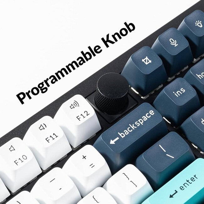 Keychron Q6 Max QMK/VIA Wireless Custom 100% Mechanical Keyboard - Black Q6M-M1-AR
