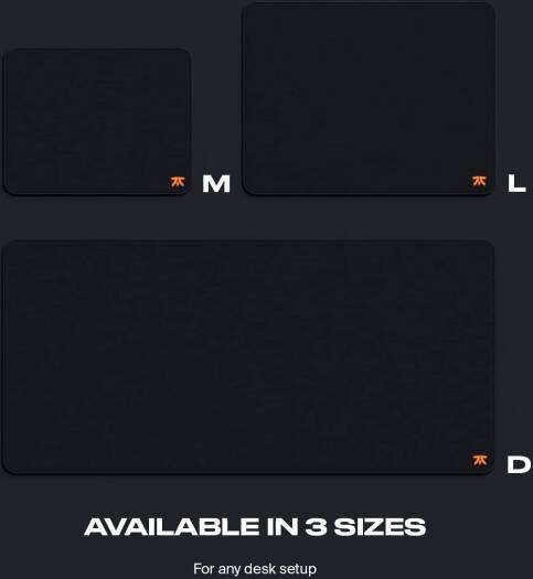 FNATIC Focus 3, Medium Size, Soft Fabric Performance Gaming Mouse Pad
