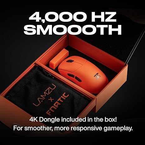 Fnatic x Lamzu Thorn Wireless Pro Gaming Mouse 4K Special Edition