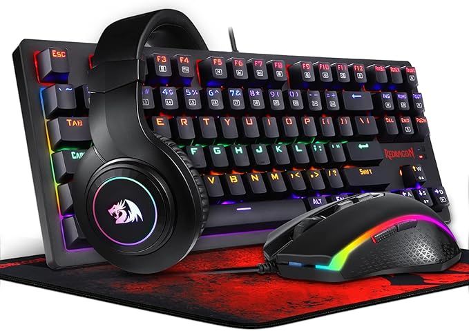 Redragon K552-Bb Mechanical Gaming 4 In 1 Combo