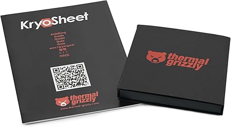 Thermal Grizzly KryoSheet (29x25x0.2mm) – Ultra High Thermal Conductivity Graphene Thermal Pad TG-KS-29-25 - Desert Games