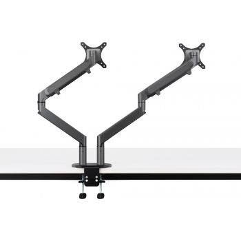 Upergo OZ-2 Gas Spring Dual Monitor Desk Mount, Steady Arm