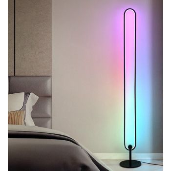 Gadgeton LED Curved Corner DUO RGB Floor Light, Lamp with Remote & App Control  - 745607