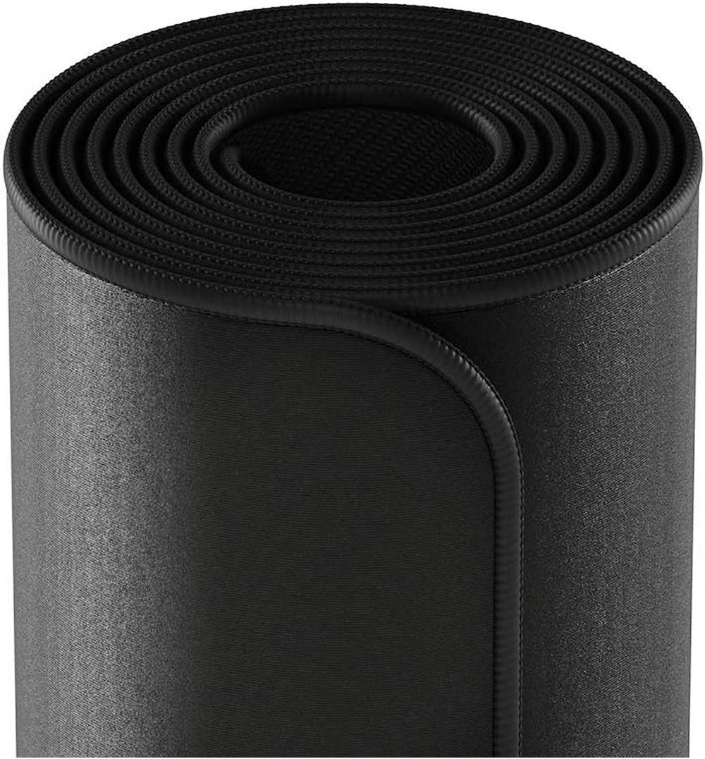 Glorious XXL Extended Gaming Mouse Mat/Pad - Stealth Edition - Large, Wide (XXL Extended) Black Cloth Mousepad, Stitched Edges, 18"x36" | G-XXL-STEALTH