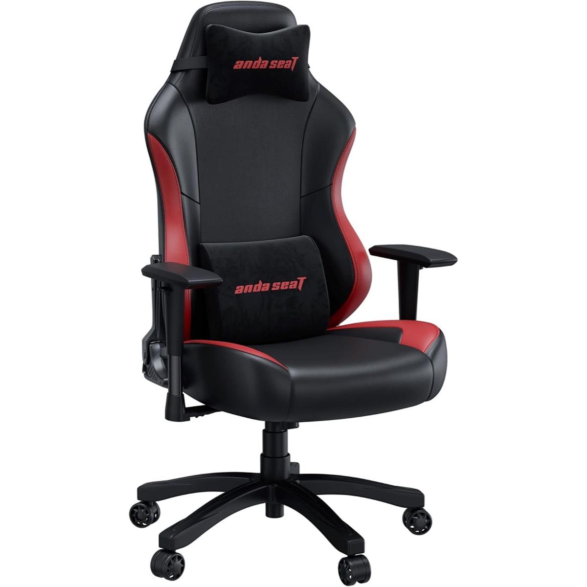 Anda Seat Luna Large Gaming Chair - Black / Red