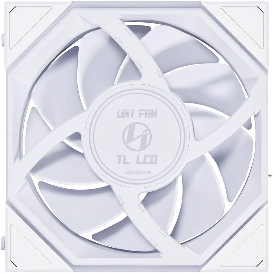Lian Li Uni Fan TL 120 Case Fan, Triple Pack, W/ Controller, White | G99.12TLLCD3W.00
