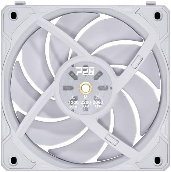 Lian-Li UNI Fan P28 Case Fans, Pack of 3, White | G99.12P283W.00