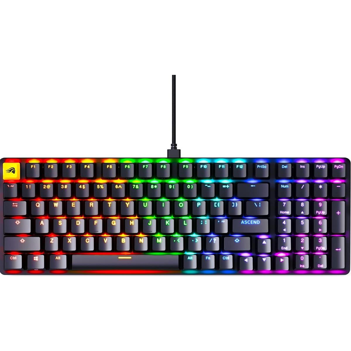 Glorious GMMK 2 96% Full Size Mechanical Gaming Keyboard - Black GLO-GMMK2-96-FOX-B