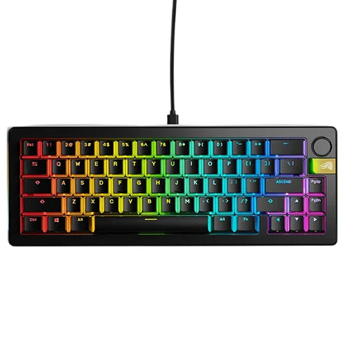 Glorious GMMK 3 PRO HE 65% Prebuilt Wired Gaming Keyboard - Black GMMK3-PRO-65-HE-W-B