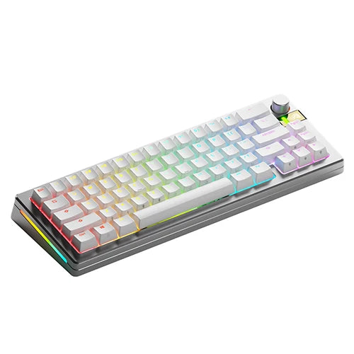 Glorious GMMK 3 PRO HE 65% Prebuilt Wireless Gaming Keyboard - Silver GMMK3-PRO-65-HE-WL-S