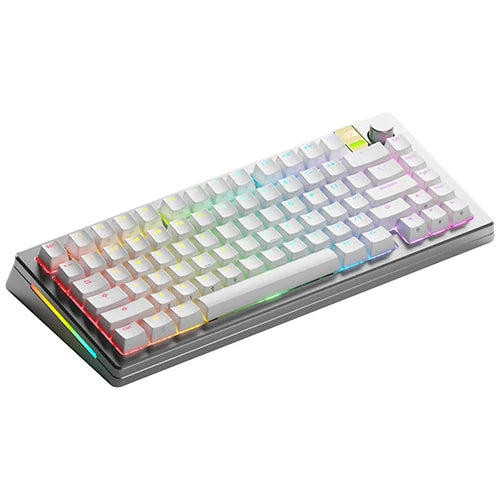 Glorious GMMK 3 PRO HE 75% Prebuilt Wireless Gaming Keyboard - Silver GMMK3-PRO-75-HE-WL-S
