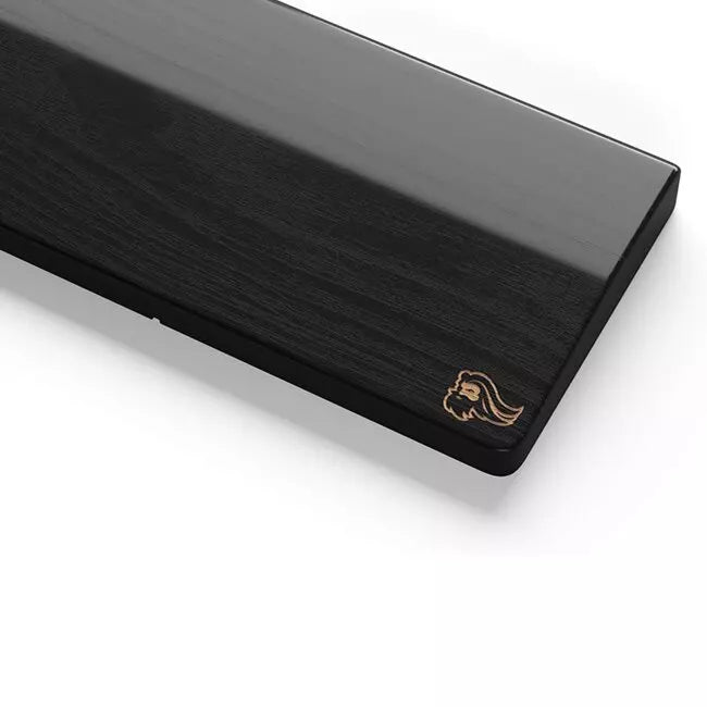 Glorious Wooden Compact Keyboard Wrist Rest - Black | GV-75-DARK