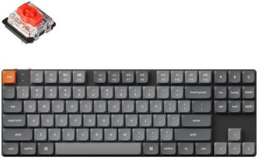 Keychron K1 Max QMK/VIA Low‑Profile 80% Wireless Mechanical Keyboard
