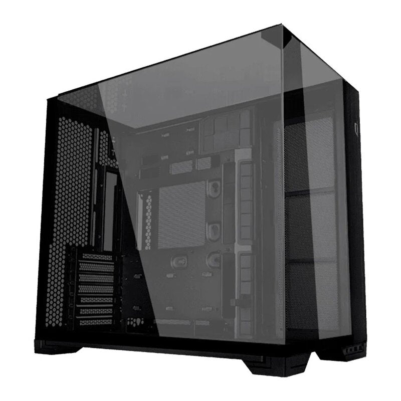 Lian Li O11 Vision Compact Dual-Chamber Mid-Tower Triple Tempered Glass ATX Case - Black | O11VPX