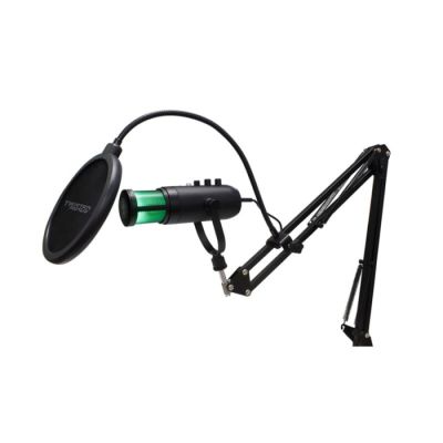 Twisted Minds W108 B RGB Gaming Microphone , Supports mobile phone, computer, tablet, Black | TM-W108 B - Desert Games